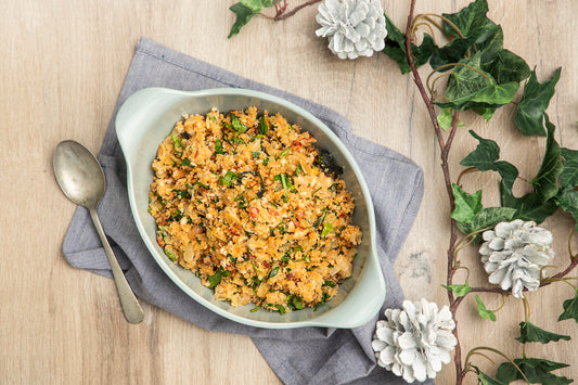 Chorizo, orange and almond stuffing