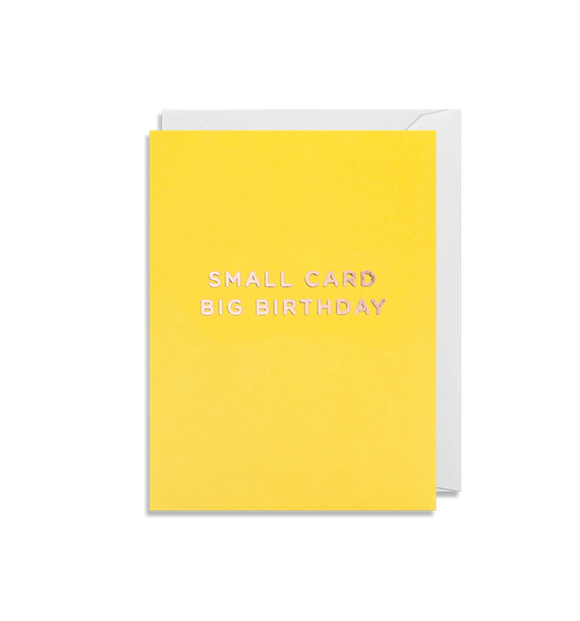 Small Card, Big Birthday