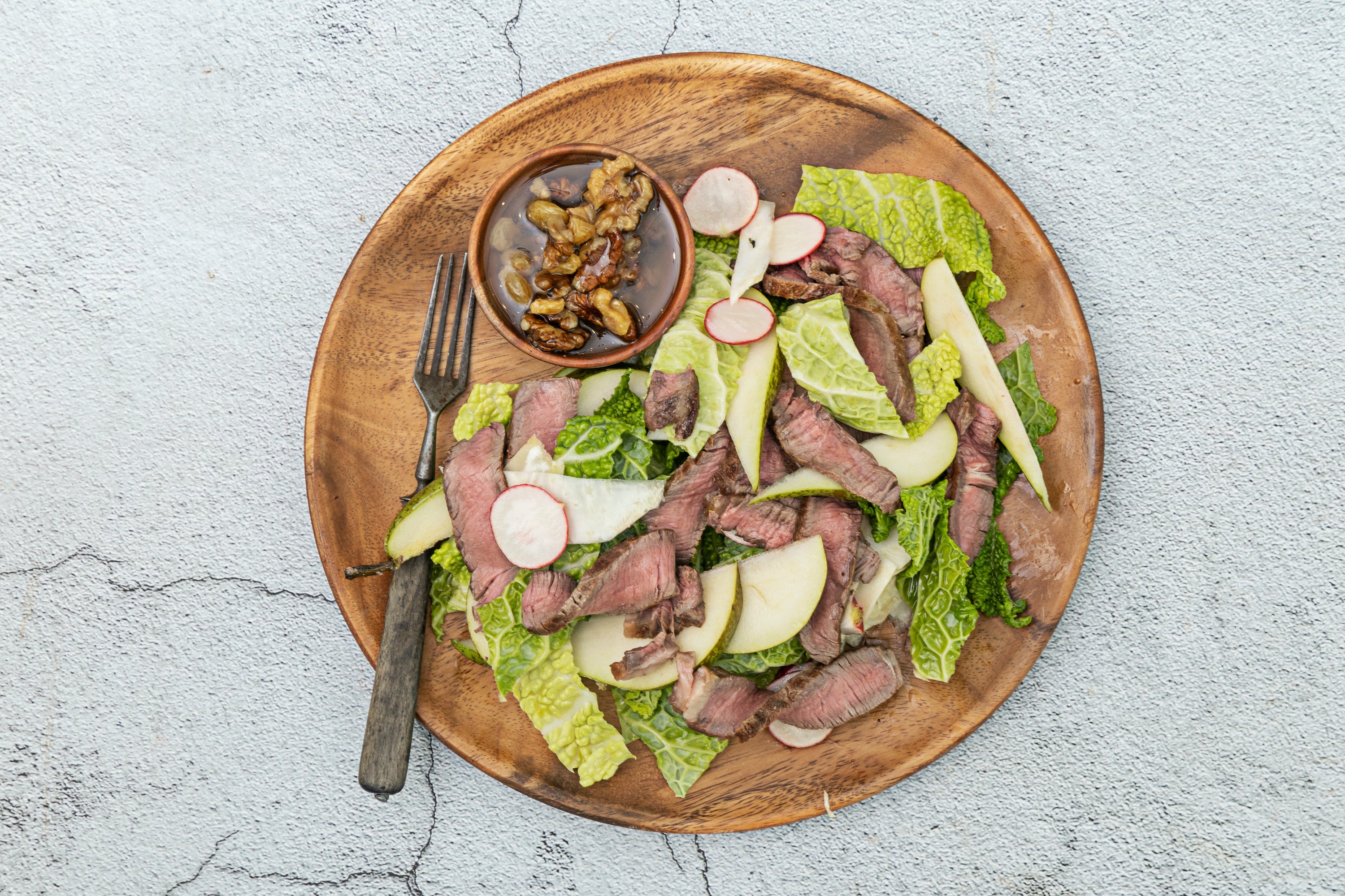 A special autumn salad – Nine Bean Rows