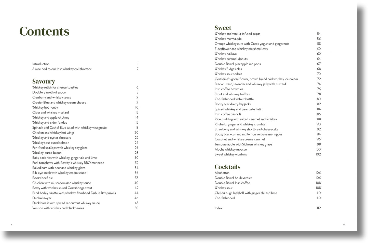 The Irish Whiskey Cookbook